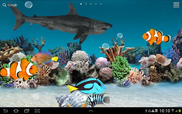 3D Aquarium Live Wallpaper android App screenshot 0