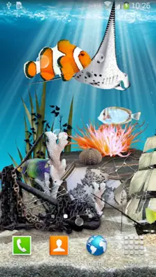 3D Aquarium Live Wallpaper android App screenshot 4